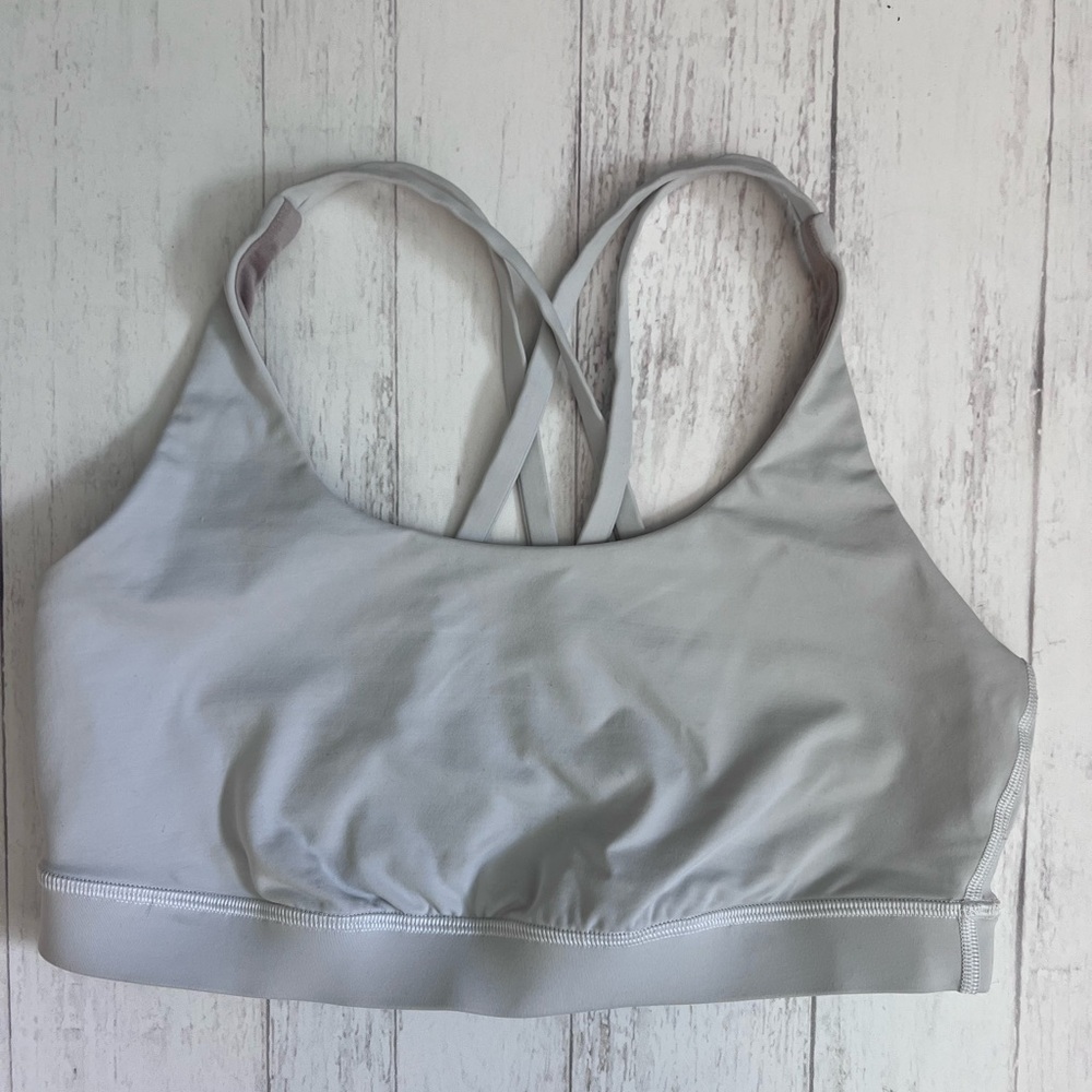 Lululemon White Energy Bra